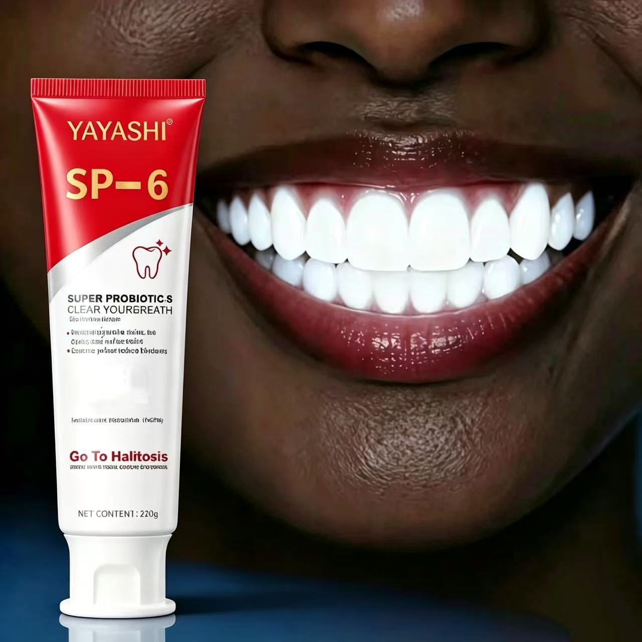 Teeth Whitening Cream - SP-6 프로바이오틱 치약 브라이트닝 민트 프레쉬