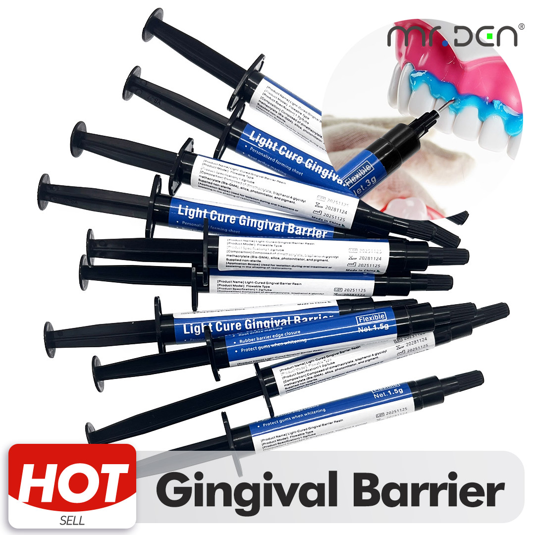 Teeth Whitening Gingival Barrier - 치아 잇몸 보호기 블루 배리어 광중합