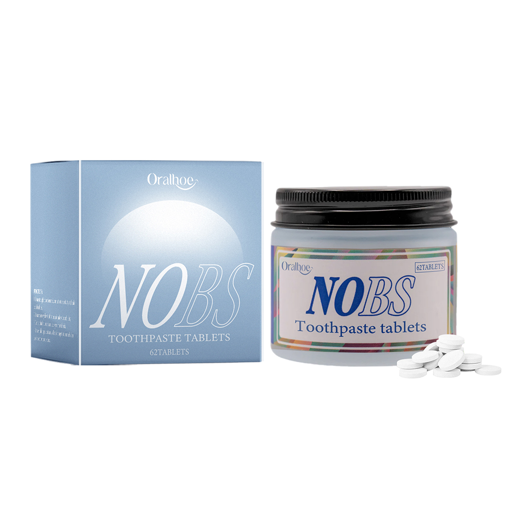 Teeth Whitening Xylitol - NOBS 치약 정제 - 나노 하이드록시인회석,