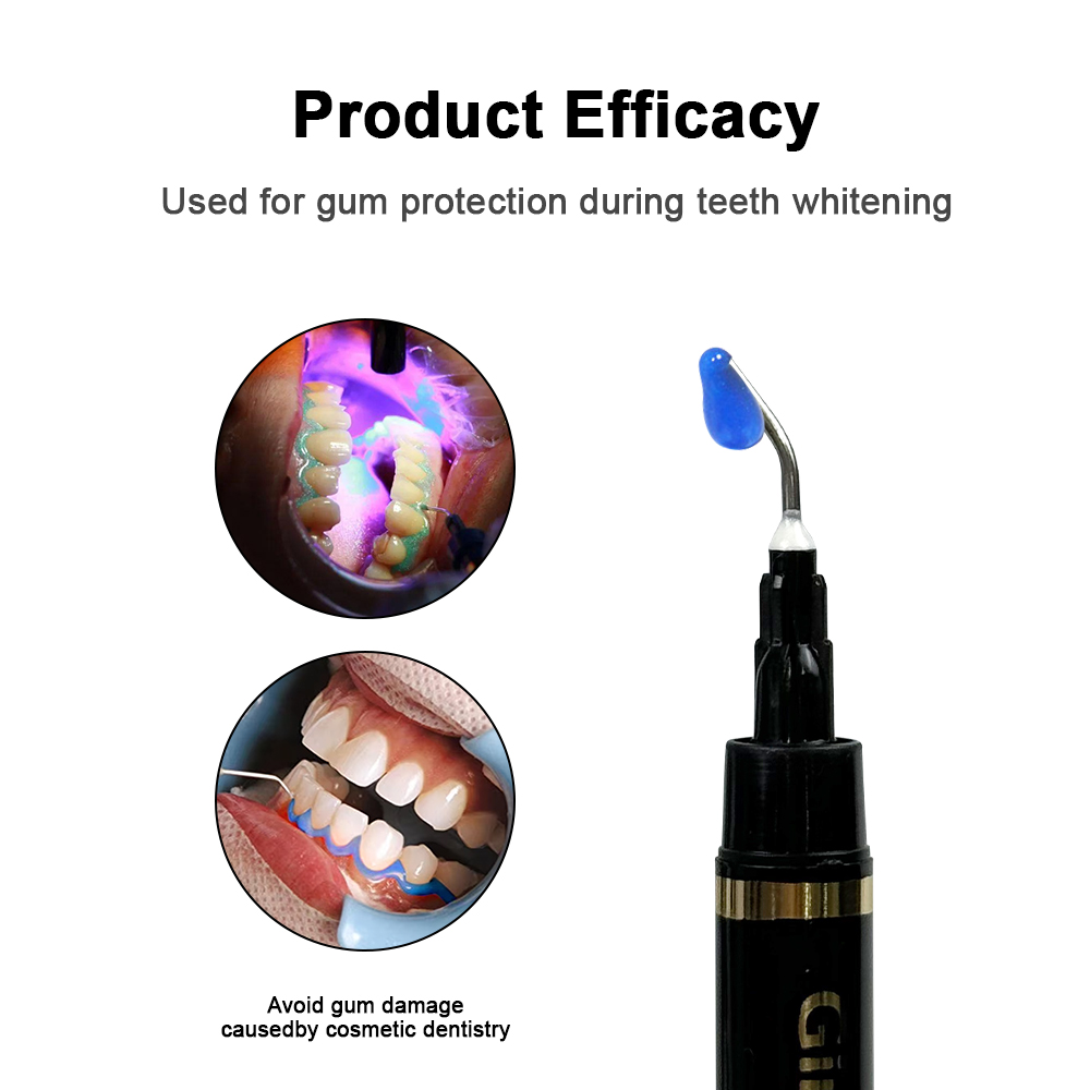 Teeth Whitening Gingival Barrier - 5pcs/10pcs 1.5ml 치은 보호 젤 치아