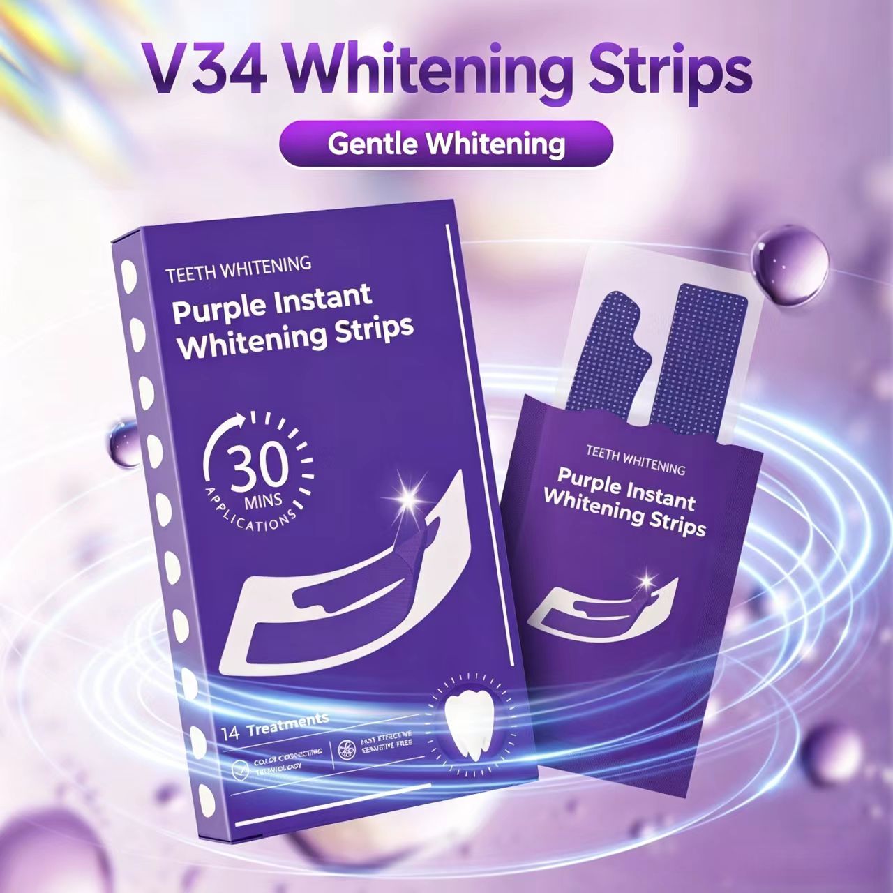 구강 관리 치아 미백 세트 - 누런 얼룩 제거 및 플라 - Teeth Whitening Xylitol 리뷰 및 가격