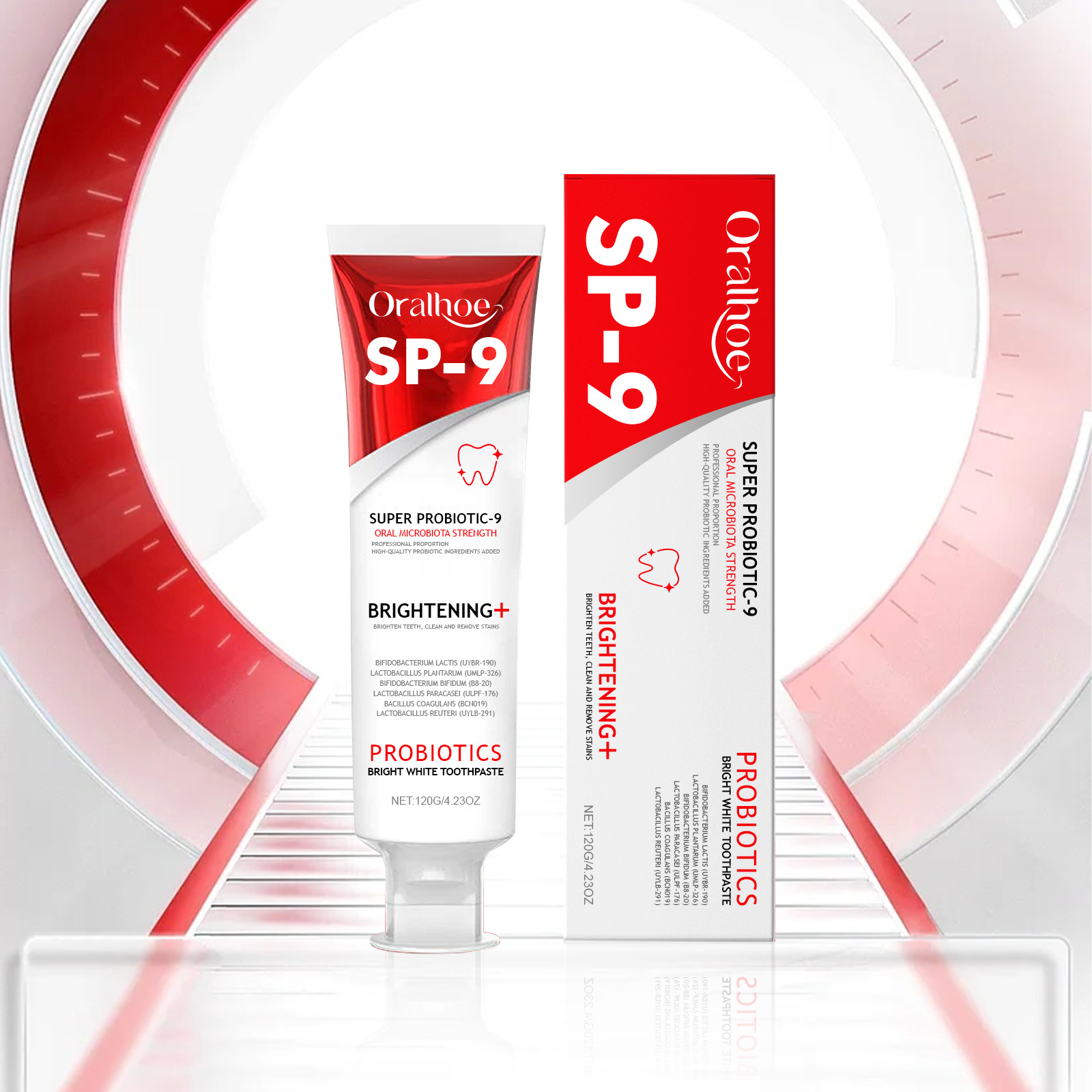 SP-9 프로바이오틱 치약은 치석 얼룩을 제거하고 황색 - Teeth Whitening Cream 리뷰 및 가격