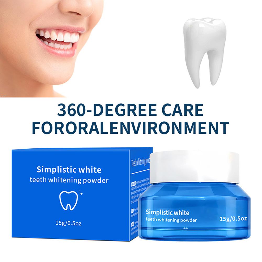심플한 화이트닝 치아 미백 파우더 얼룩 제거 치아 파우 - Teeth Whitening Near Me 리뷰 및 가격