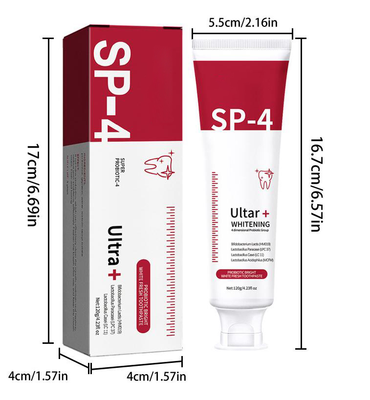 SP-10 및 SP-4 프로바이오틱 화이트닝 치약 세트 - Teeth Whitening Xylitol 리뷰 및 가격