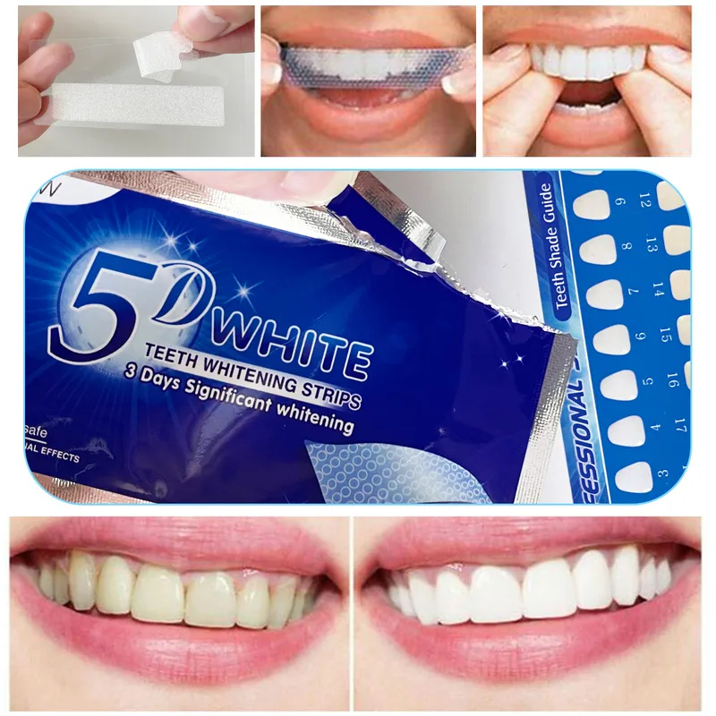 1-12pcs 5D 화이트닝 치아 스티커 화이트 치아  - Teeth Whitening Near Me 리뷰 및 가격