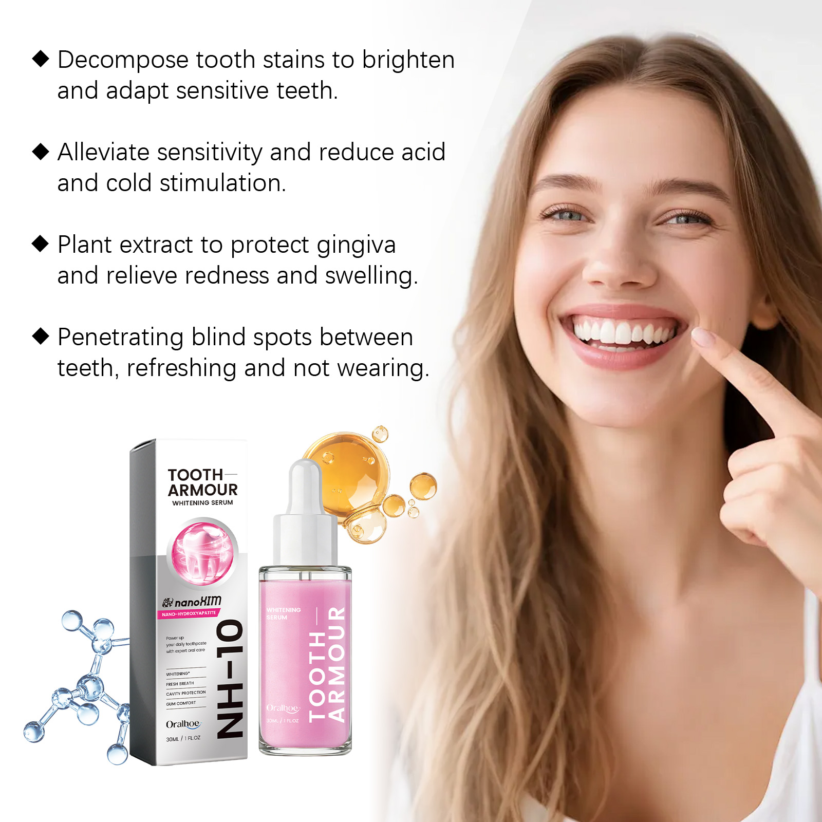 치아 미백 세럼: 순한 성분으로 치아를 밝게 하고, 흰 - Teeth Whitening Serum 리뷰 및 가격
