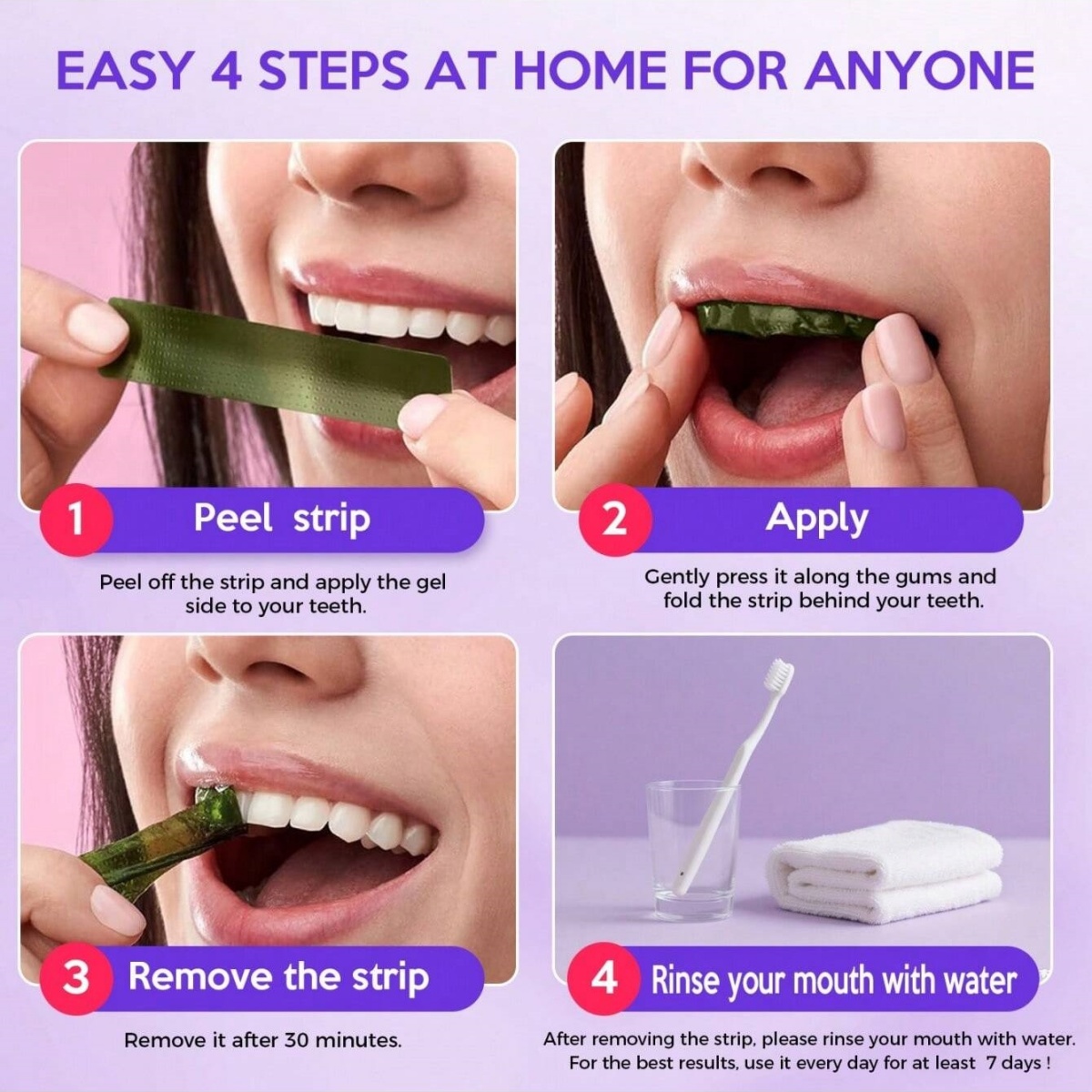 디럭스 화이트닝 치아 스티커 7/14/21 쌍 젤 화이 - Teeth Whitening Near Me 리뷰 및 가격