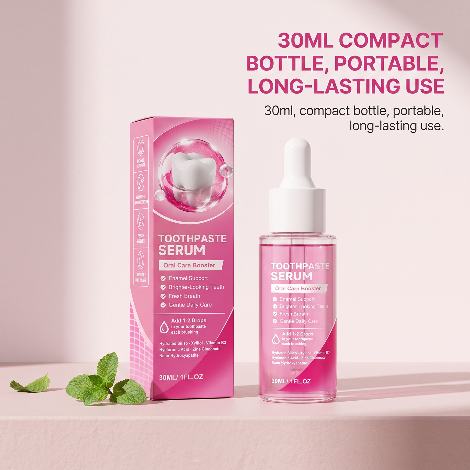 나노-하이드록시아파타이트 치아 미백 세럼 딥 클린 치아 - Teeth Whitening Xylitol 리뷰 및 가격